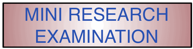 Mini Research Exam